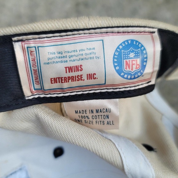 Vtg 90s Twins Enterprise Oakland Raiders Hat - Picture 7 of 8